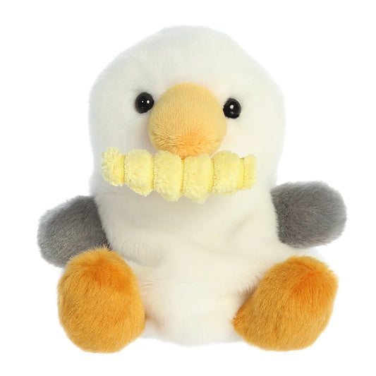 Palm Pals 5 Inch Buoy the Seagull with French Fry Plush Toy